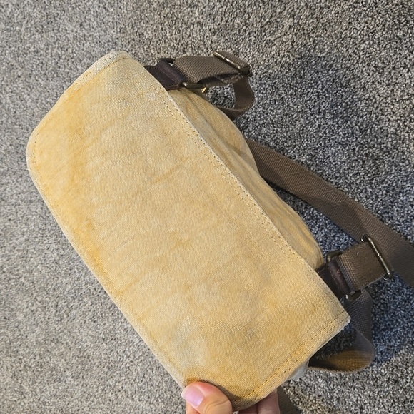 Vintage Selina Vaughan Royal Quality Brown& Tan Men's Bag Backpack - Picture 6 of 15